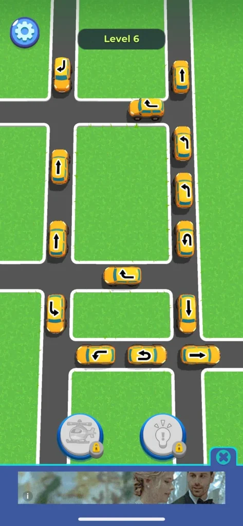 level 6 gameplay of traffic escape game
