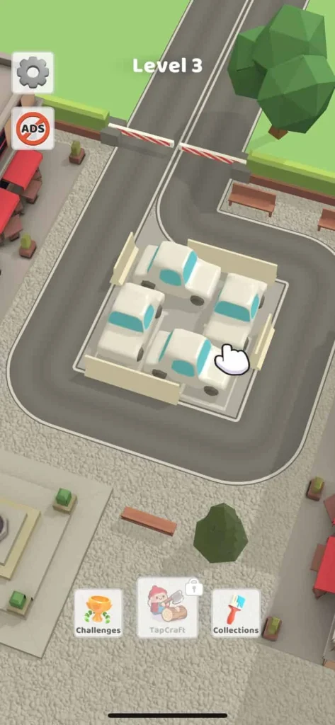 screenshot of parking jam 3d 