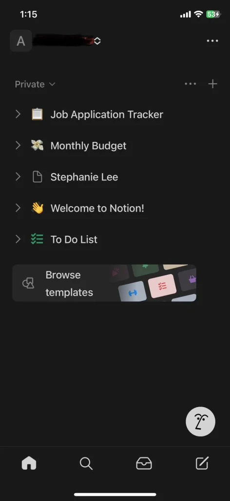 notion app